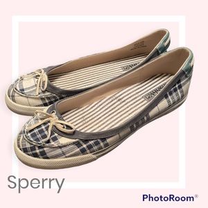 Sperry Top Sider Plaid Flat Women’s Shoes